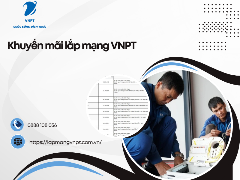 Khuyến mãi lắp mạng VNPT