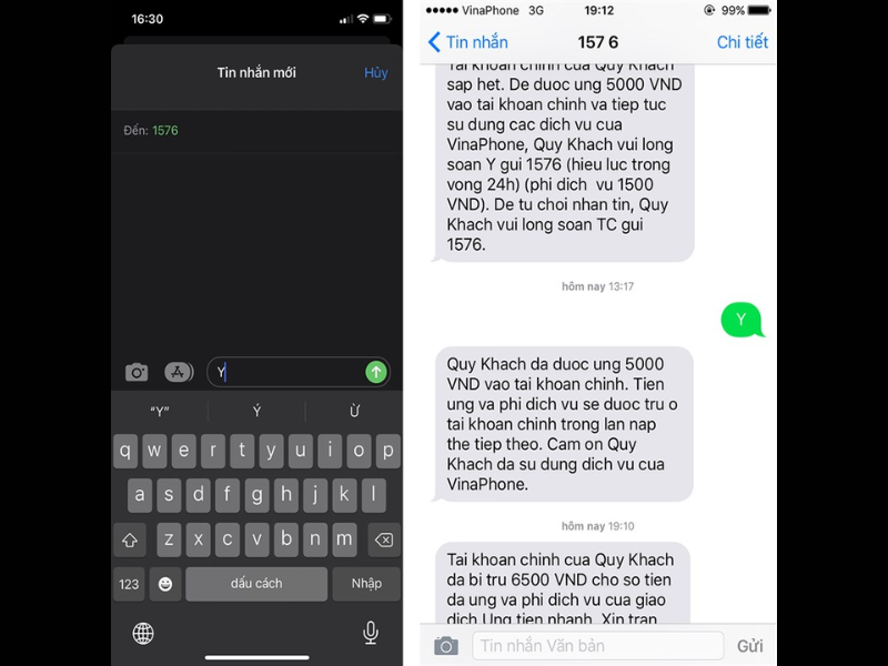 SIM vina ứng tiền như thế nào (3)