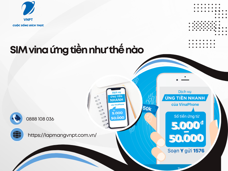 SIM vina ứng tiền như thế nào