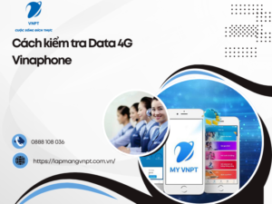 cách kiểm tra Data 4G Vinaphone
