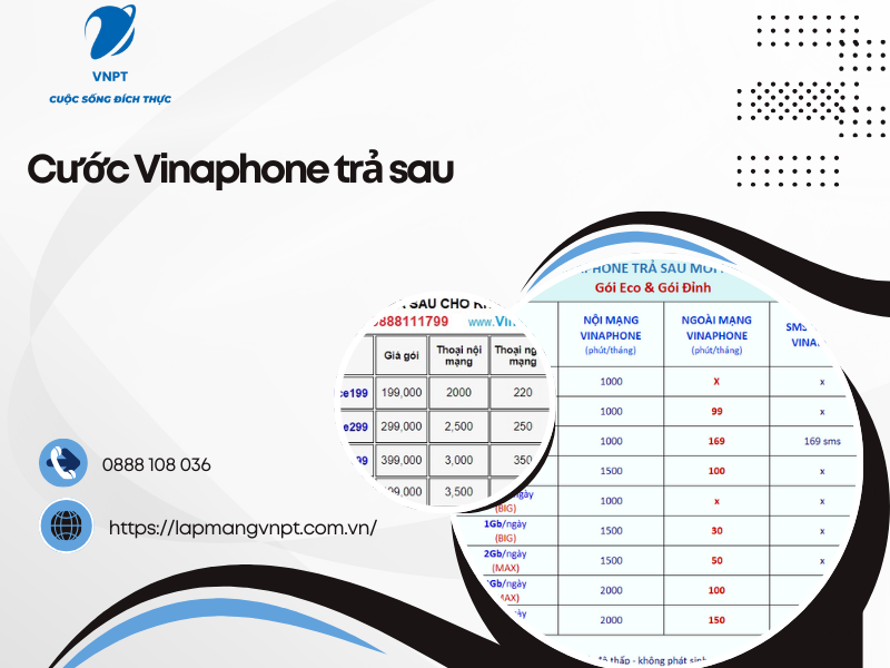 cước Vinaphone trả sau
