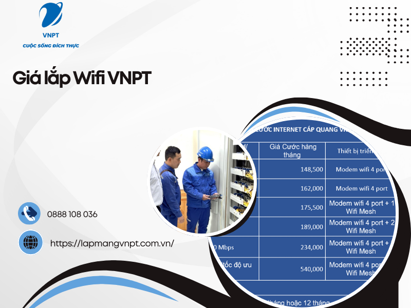 giá lắp Wifi VNPT