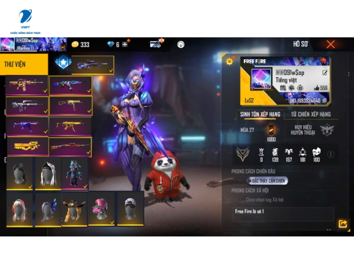 tặng Acc Free Fire Miễn Phí (5)