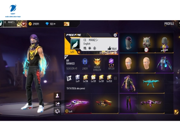 tặng Acc Free Fire Miễn Phí (6)