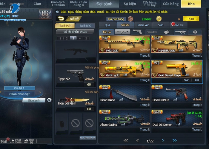 Acc Truy Kích VIP (3)