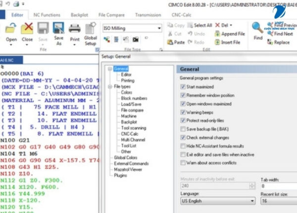 Cimco Edit V8: Hướng dẫn sử dụng từ cơ bản đến nâng cao